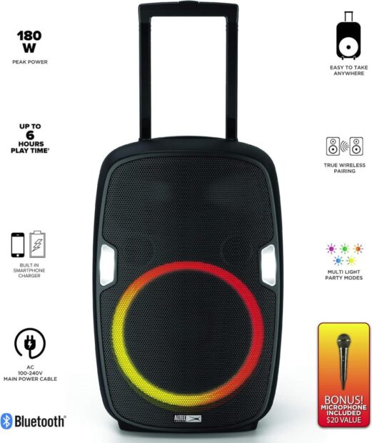 Unleash the Party with Altec Lansing SoundRover bluetooth speaker